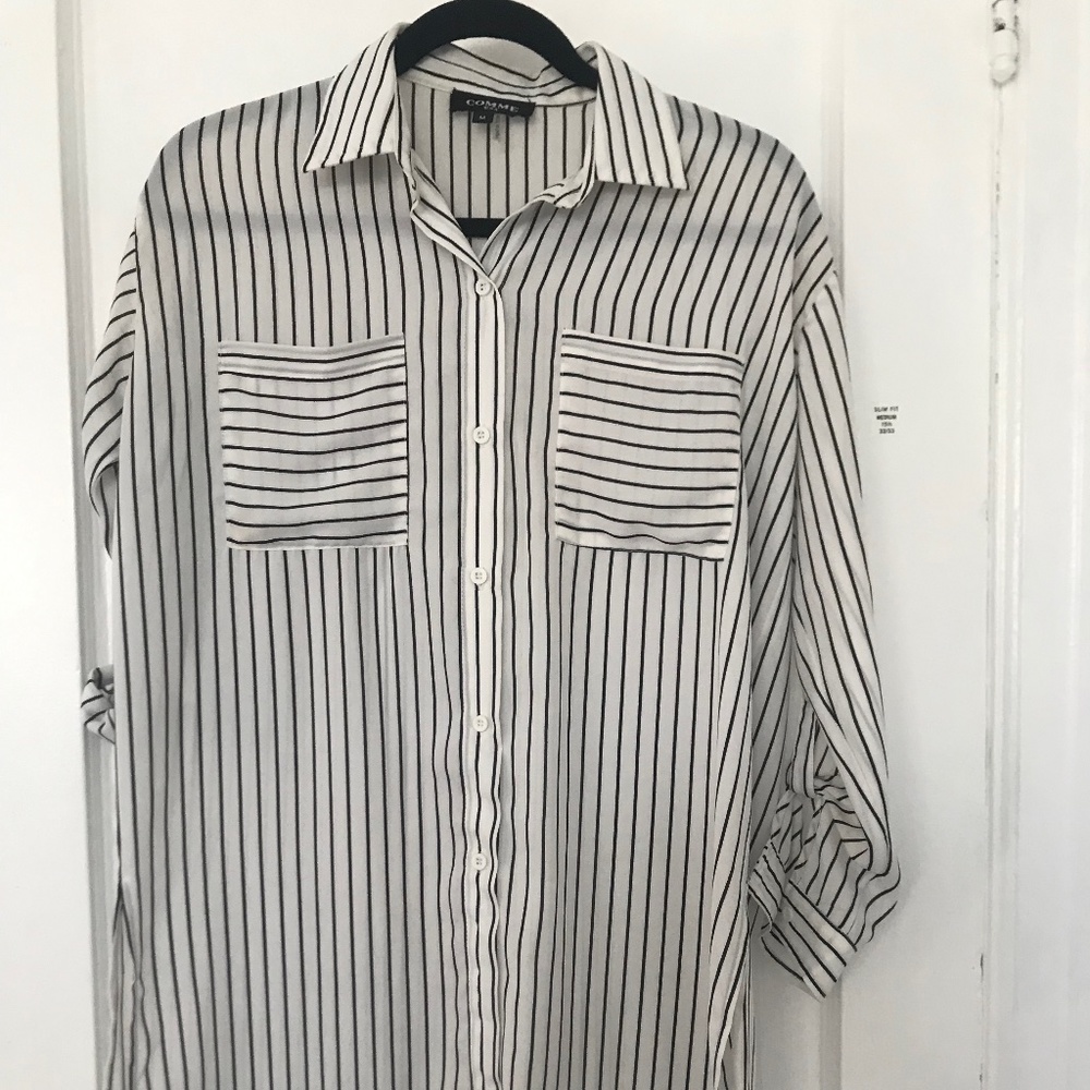 Comme women shirt dress size m in perfect condition